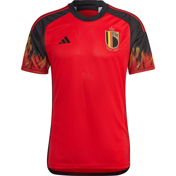 Belgium home jersey first soccer kit men's sportswear football tops sport shirt 2022 world cup